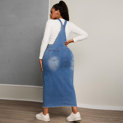Casual And Versatile Denim Slimming Dress