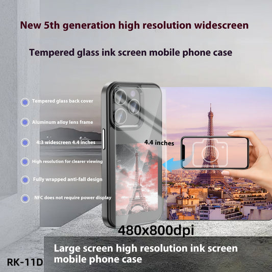 NFC Screen Projection Smart Color E-ink Screen Phone Case