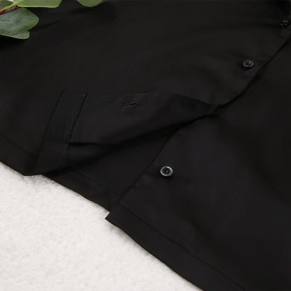 Women's Home  Silk Pure Color Pajamas