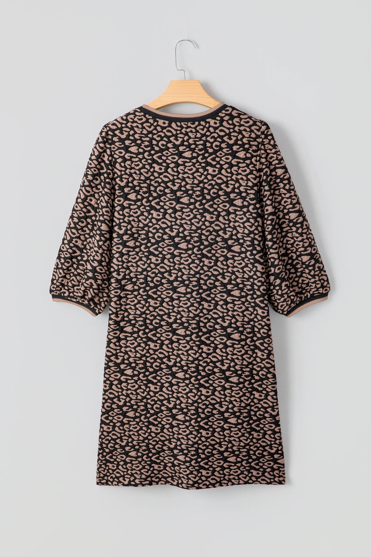 Women's Crab-patterned Printed Long-sleeve V-neck Dress