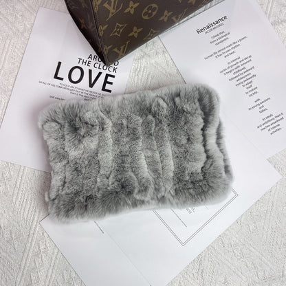 Women's Versatile Fur Snood Warm Scarf