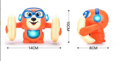 Sounding, Rolling And Somersault Monkey Electric Toy