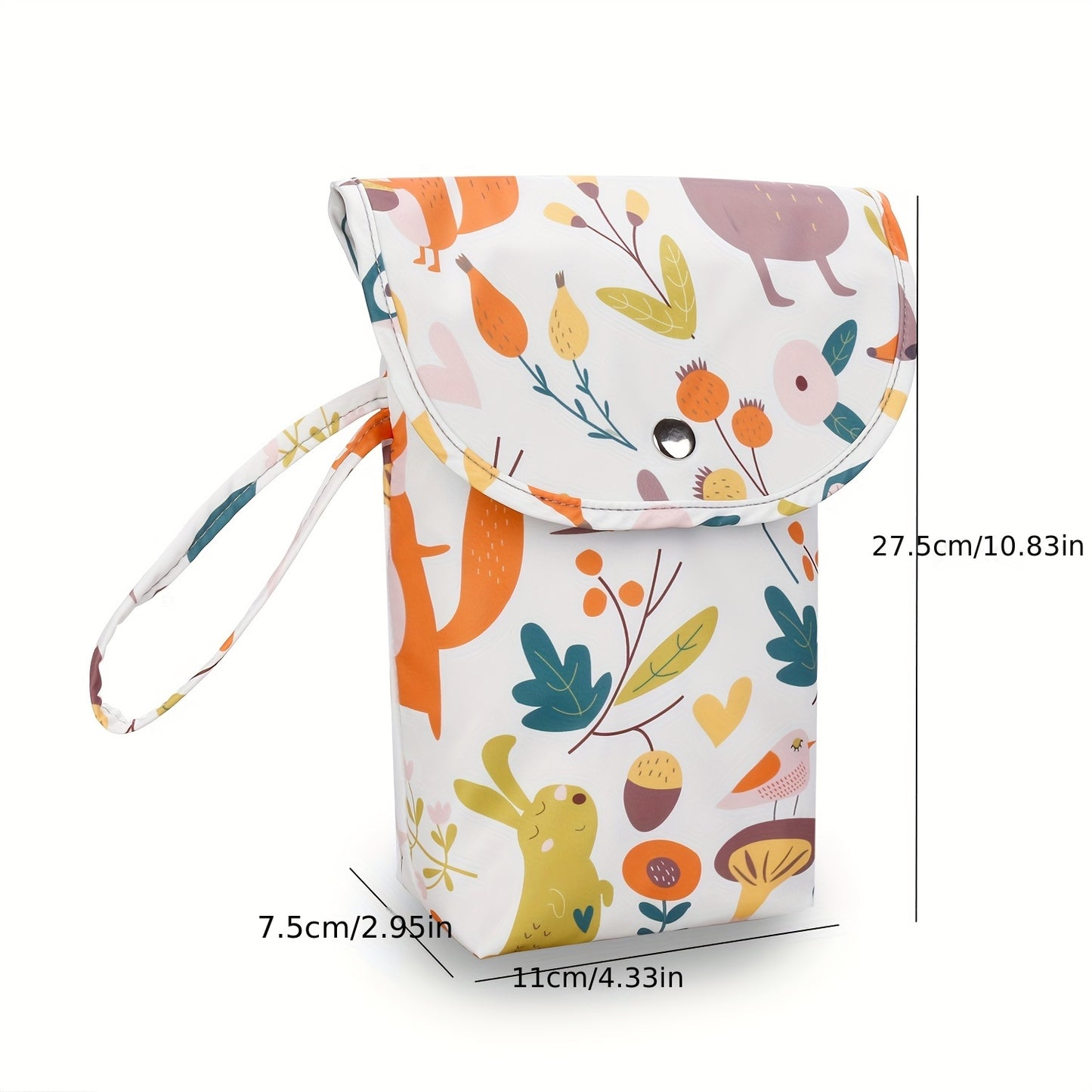 [Portable Diaper Storage for Youngsters] Portable Diaper Storage Bag for Youngsters - Durable Polyester, Ideal for Diapers & Wet Wipes