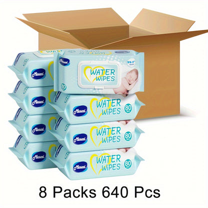 Youngsters's Wet Wipes 80 Pieces*8pcs