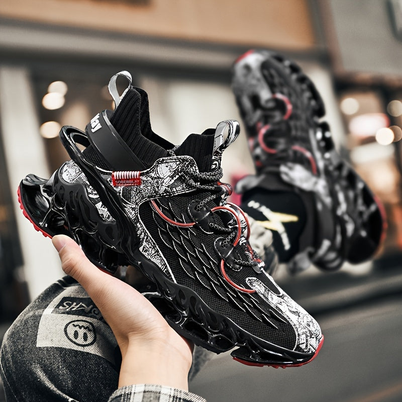 Men'S Casual Sports Shoes, Luxurious Tennis Trainers, Breathable Fashion Loafers, And Lightweight Running Shoes with Shock-Absorbing Features.