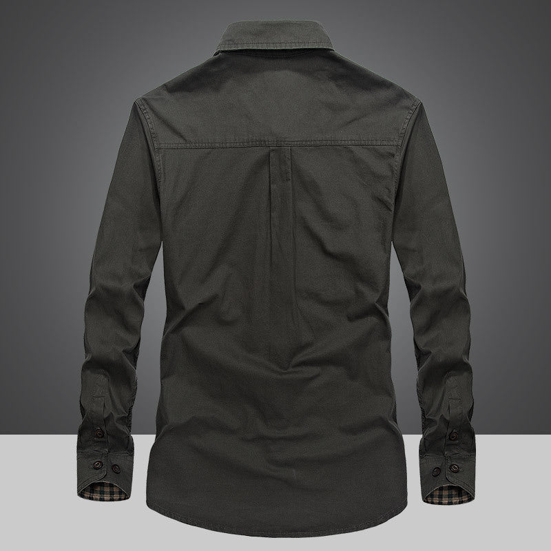 Spring And Autumn New Style Cotton Men Long Sleeve Lining