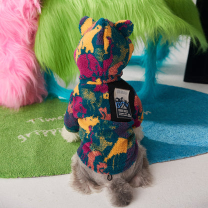 Dog Clothes Autumn And Winter Clothes Pet Small And Medium-sized Dogs Thick Camouflage