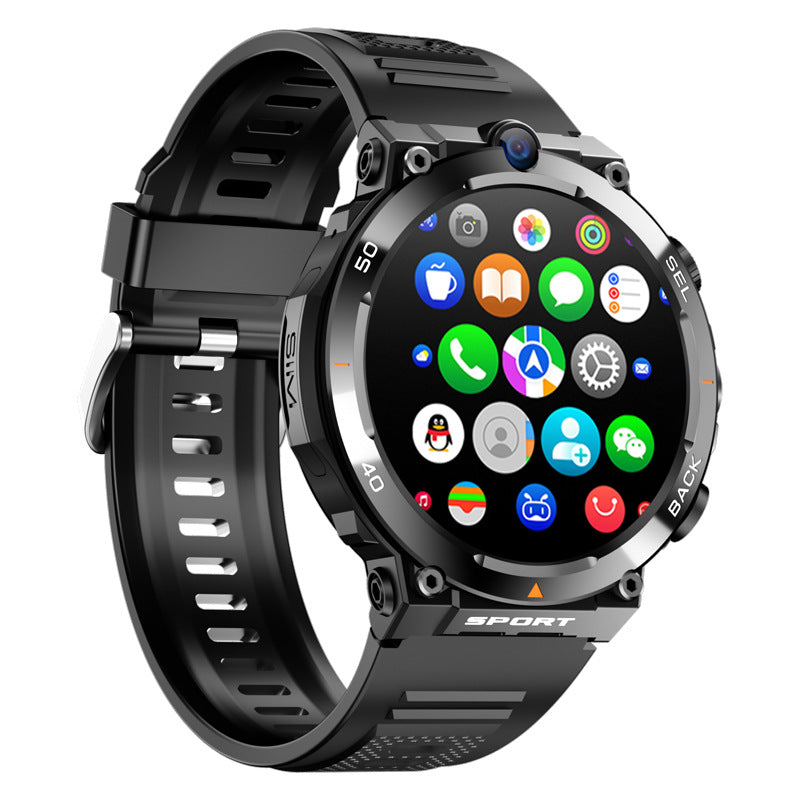 H10 Round Screen Smart Watch Nfc Access Control Photo Playstore Flashlight