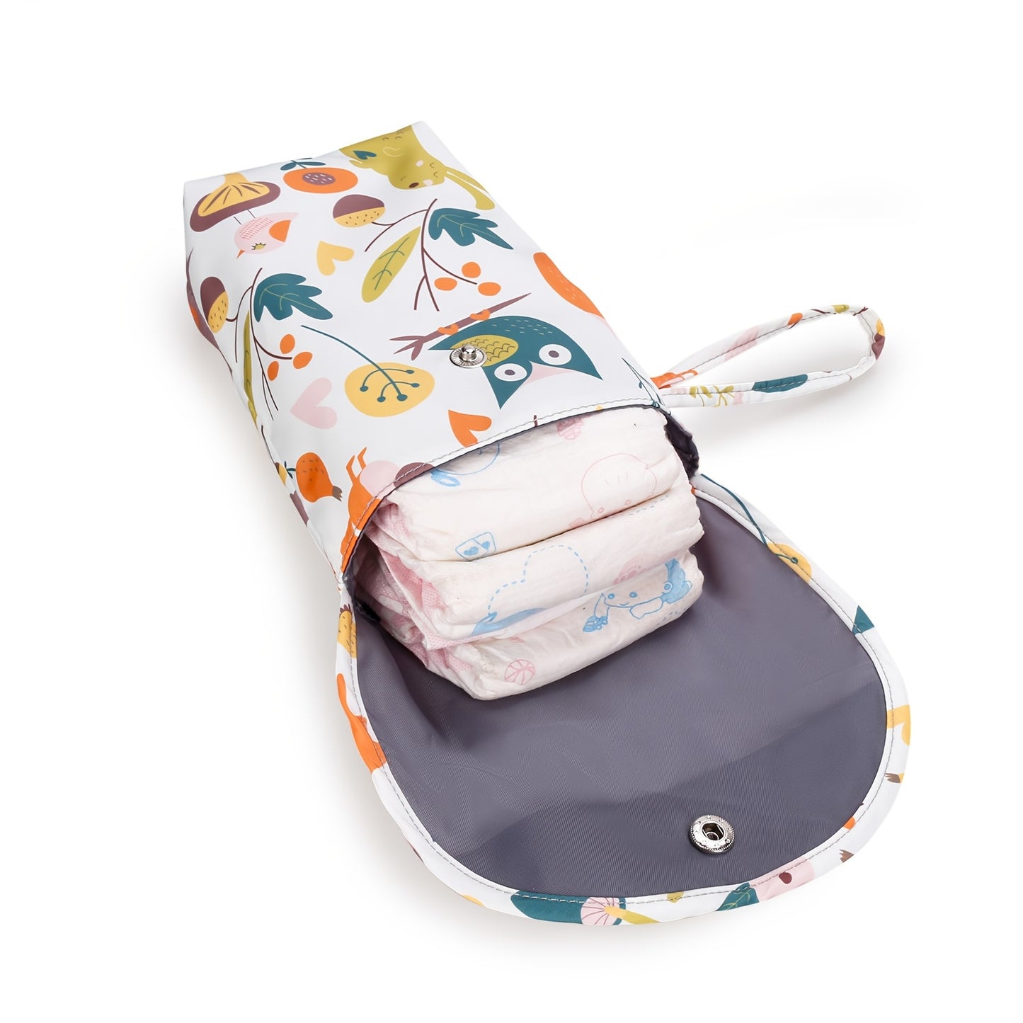 [Portable Diaper Storage for Youngsters] Portable Diaper Storage Bag for Youngsters - Durable Polyester, Ideal for Diapers & Wet Wipes
