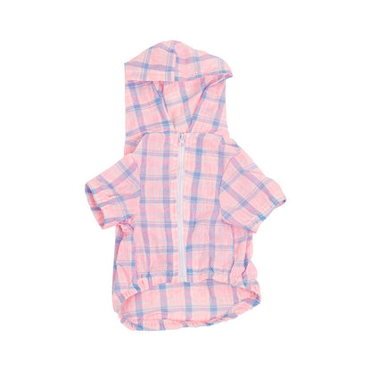Plaid Teddy Fadou Schnauzer Clothes