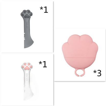 Multifunctional can opener for pet canned spoon