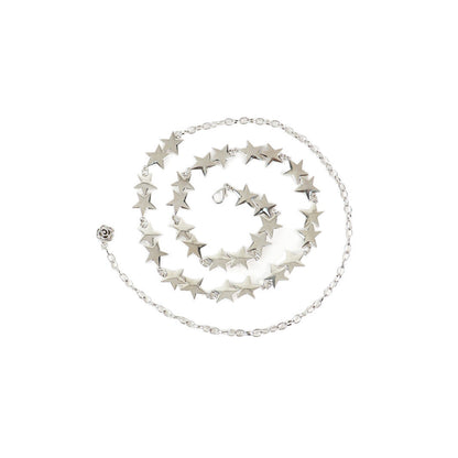 2025 New Retro Metal Star Waist Chain Women's Accessory