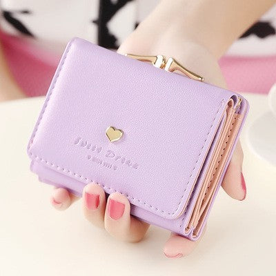 Buckle Change Bit Card Bag Multi-function Wallet