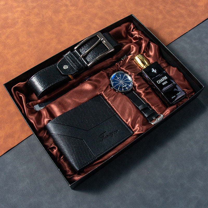 Cross-Border Men's Gift Business Gift Suit Belt Wallet For Boyfriend Valentine's Day Christmas Gift