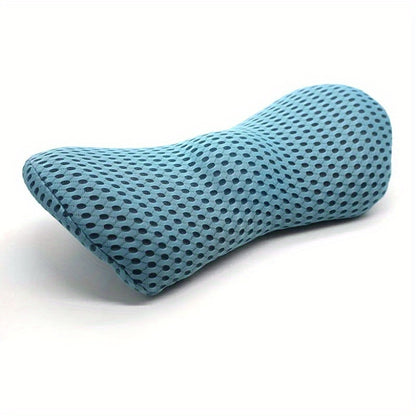 Premium Memory Foam Lumbar Support Pillow - Ergonomic Back Pain Relief for Office Chair, Car Seat & Home - Orthopedic Lower Back Cushion