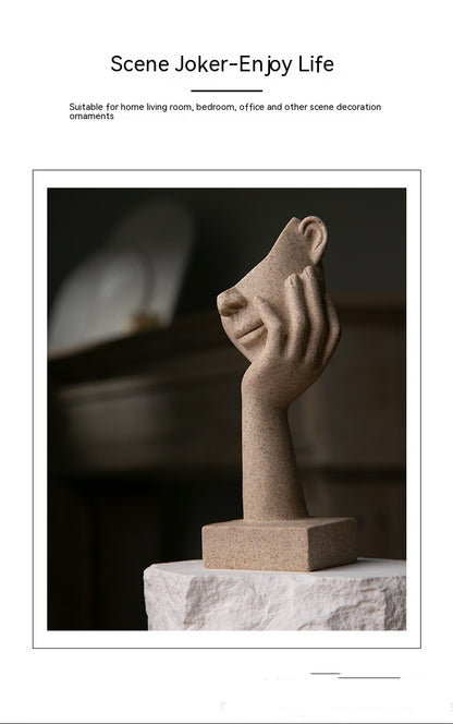 Büro-Wohnzimmer-Skulpturen