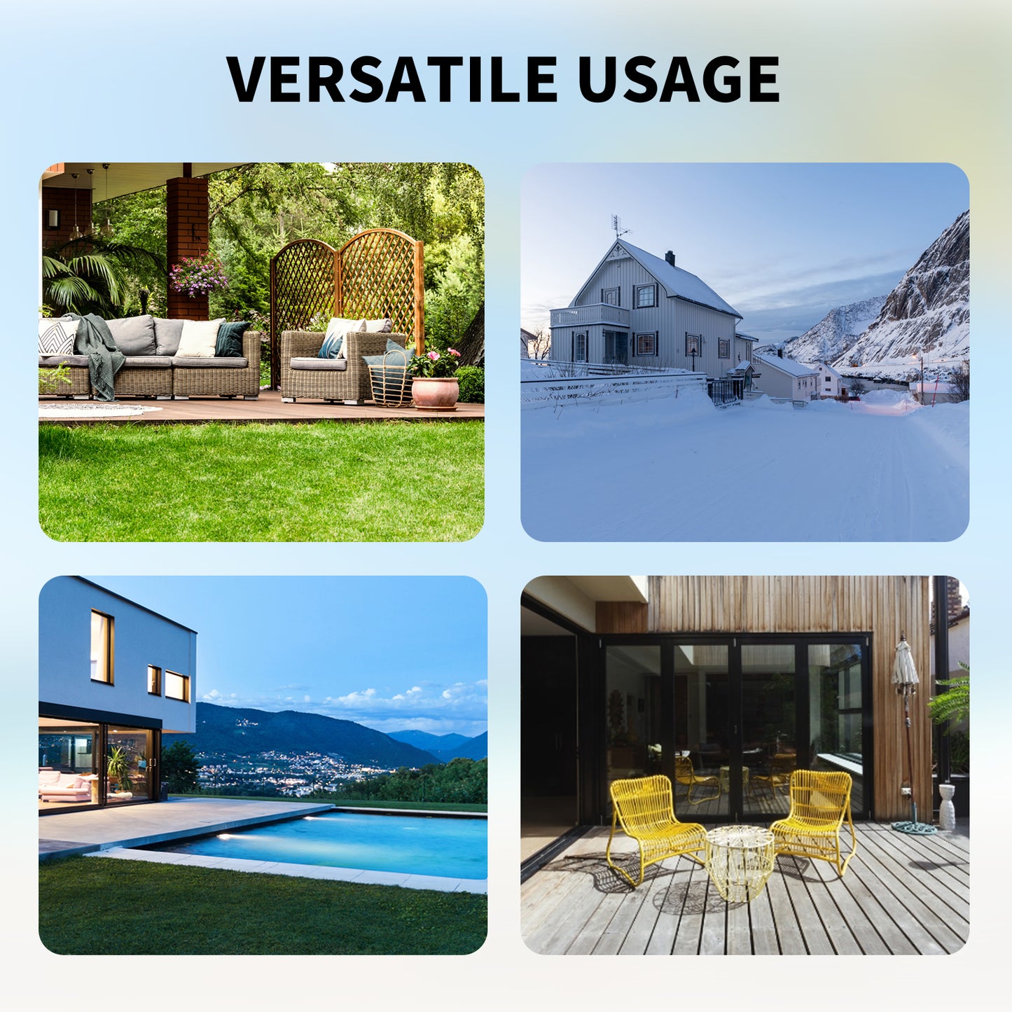 VEVOR Bubble Tent Garden Igloo 9.5/12ft With LED PVC Cover Geodesic Greenhouse Dome for Outdoor Sunbubble Backyard Bubble House