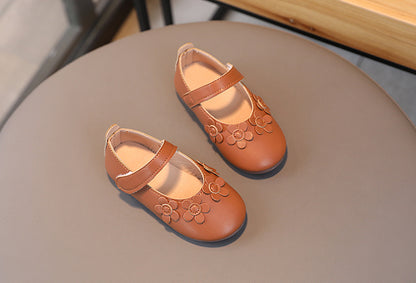 3D Floral Mary Jane Flats - Ultra-Soft, Slip-Resistant, Lightweight, Breathable, Easy-On Shoes for Girls - Comfortable and Stylish Footwear