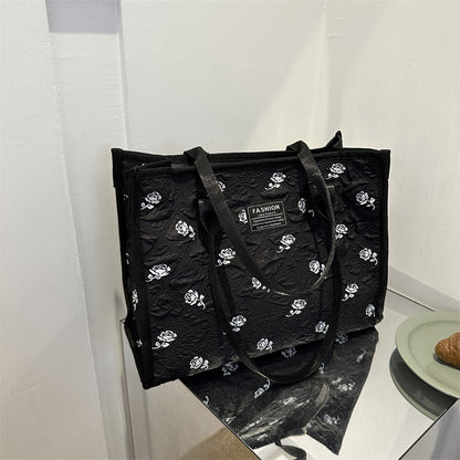 Summer New Embroidered Canvas Shoulder Bag