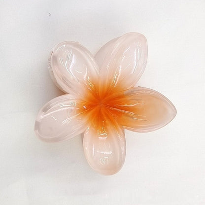 Egg Bauhinia Flower Back Spoon Grasping Hair Clip