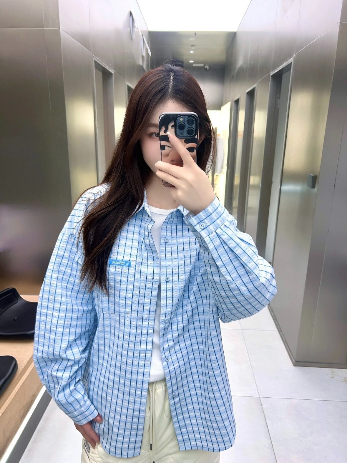 High-quality Plaid Shirt Casual Loose-fitting Versatile Outerwear With A Stylish Layered And Laid-back Vibe