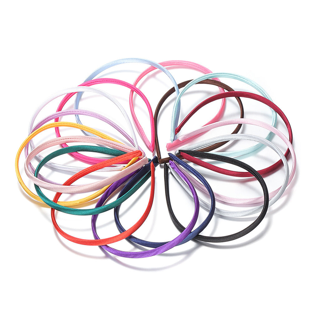 Color Headband Diy Cloth Wrapper Accessories Ribbon Cloth Headband Ornament Material Wholesale