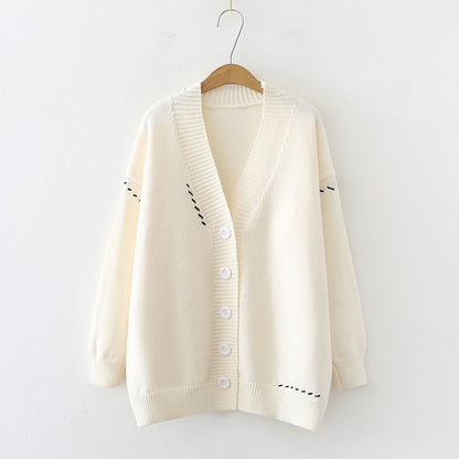 Women's Knitted Cardigan Top Coat