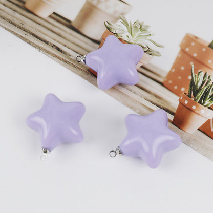 New Pendant Cream Epoxy Beads Keychain Accessories