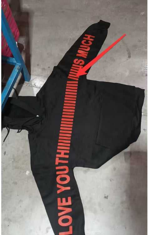 Fall Women's Clothing Fashion High-grade Cotton Hoodie Red