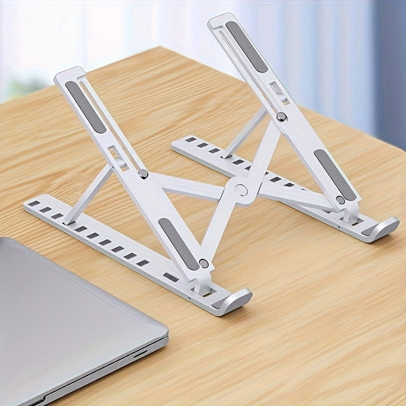 Ergonomic Laptop Stand - Foldable Adjustable Desk Riser for MacBook & PC