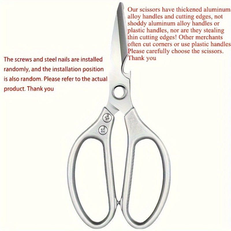 Professional Kitchen Shears - Premium Stainless Steel Multi-Purpose Scissors for Poultry, Meat & Vegetables