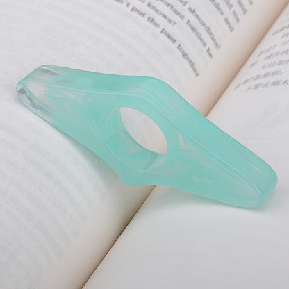 Premium Resin Bookmark Book Stand - Creative Thumb Reading Aid & Page Holder