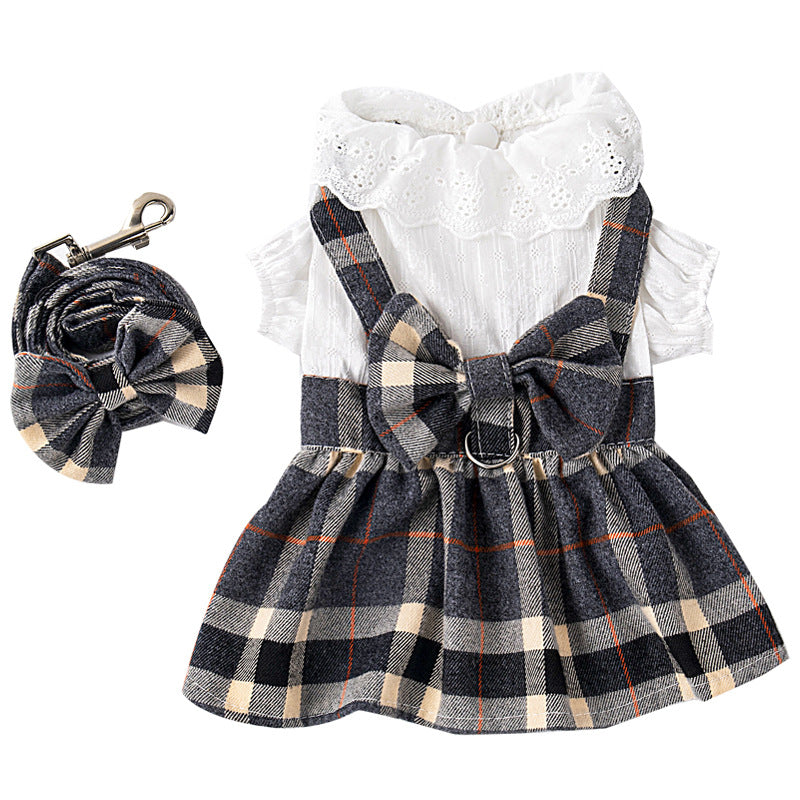 Chest Strap Drawstring Thin Princess Dress Clothes