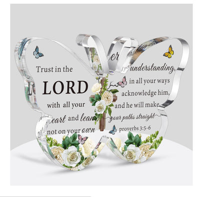 New Gift For Mother's Day Transparent Acrylic Butterfly Creative Desktop Decoration