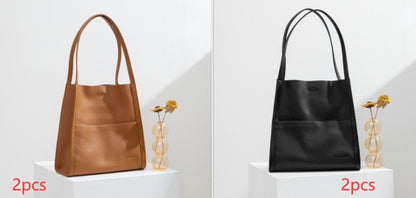 Cowhide Tote Large Capacity Shoulder Bag