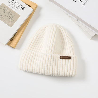Wool Blend Beanie For Women In Autumn And Winter