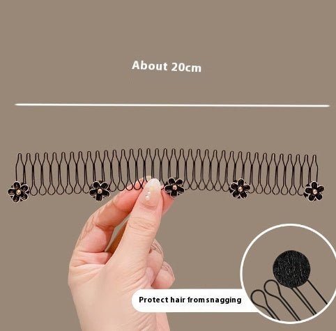 Back Head Invisible Inverted Hair Comb Forehead Hair Band