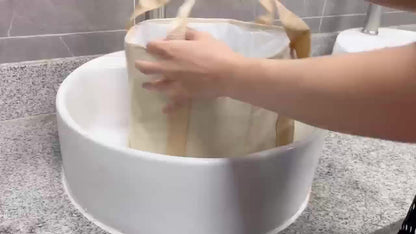 Portable Foot Soaking Tub with Handle, Suitable for Fishing, Travel, and Camping, Insulated Foldable Foot Bath, Travel Foldable Foot Soaking Bag, Foot Soaking Tub, Portable Foot Soaking Tub