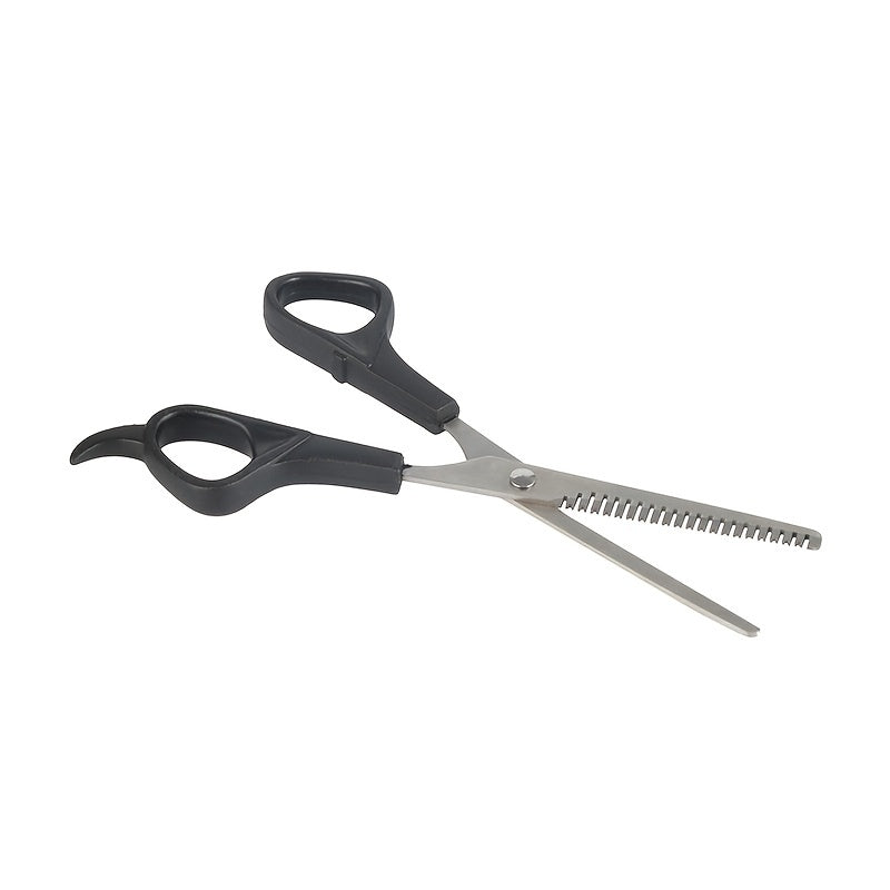1pc Professional Hair Cutting Scissors - Thinning Shears For Barbers And Salons - Durable And Sharp For Precise Cuts