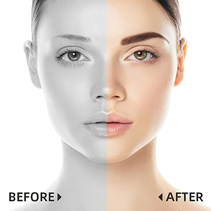 Quick-Ease Eyebrow Shaping Kit - Effortless One-Step Stamp, 10 Reusable Stencils for Flawless Brows, Brown & Chestnut Shades - Achieve Salon-Perfect Definition at Home