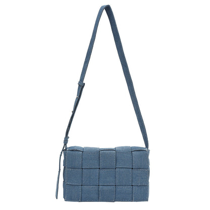 Women's Fashion All-match One-shoulder Crossbody Woven Bag