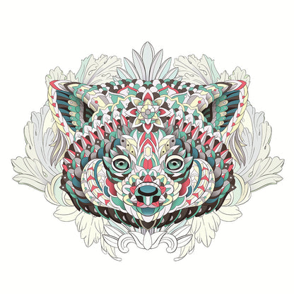 Each Piece Is Animal Shaped Christmas Gift Colorful Elephant Turtle Wooden Jigsaw Puzzles