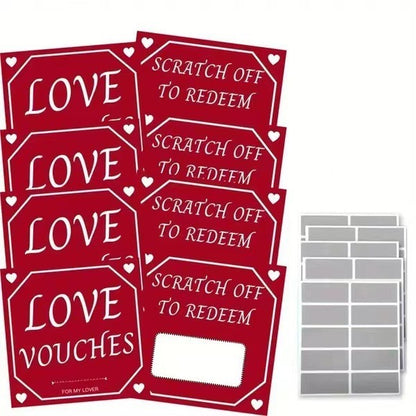Love Scratch-off Custom DYI Gift 2024 Valentine's Day Scratch-off