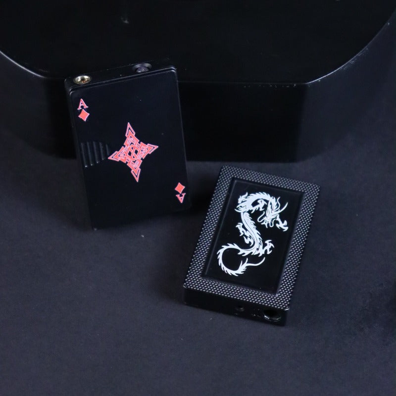 Inflatable Windproof Green Flame Lighter With Money Detector Light