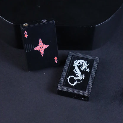 Inflatable Windproof Green Flame Lighter With Money Detector Light