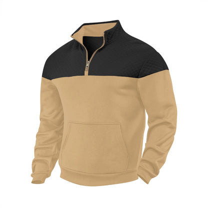 Men's Color Matching Fashion Casual Sweater