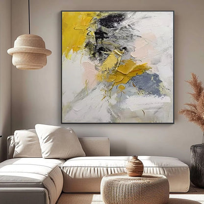 New Design Modern Large Wall Painting Hand Painted Acrylic Gold Abstract Oil Painting On Canvas For Living Room Decor