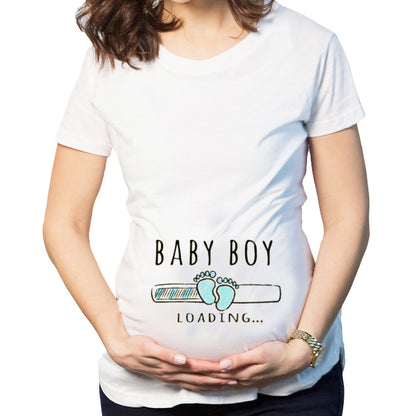 Letter Printing New Casual Fashion Short-sleeved Mid-length