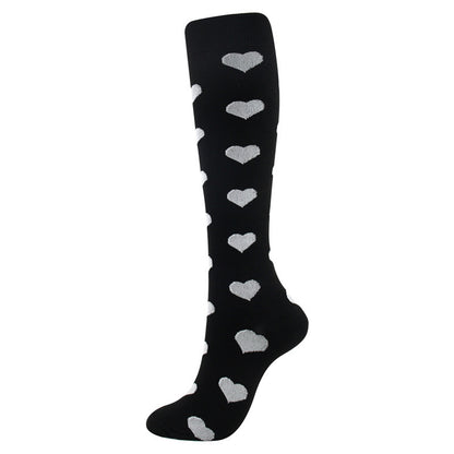 Outdoor Cycling Running Breathable Tube Socks Sports Compression Socks
