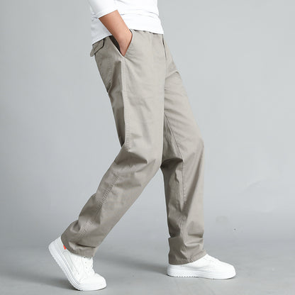 Herren-Latzhose für Herbst und Winter, lässig, gerade geschnitten